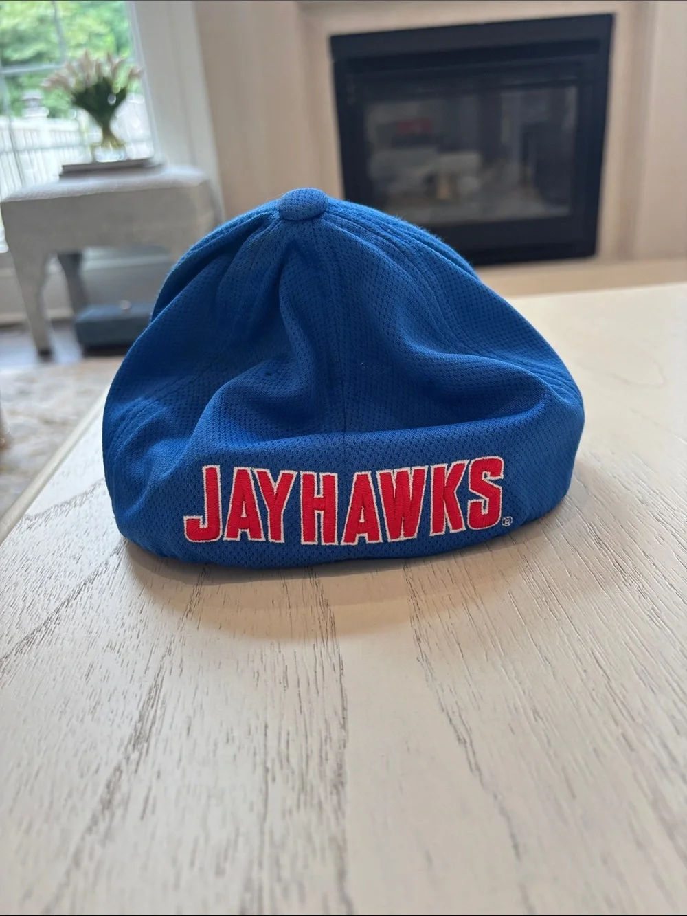 Kansas Jayhawks Top of the World Flex Fit Hat OSFM